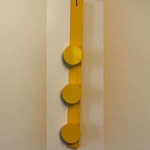 modern dots metal Yellow coat rack